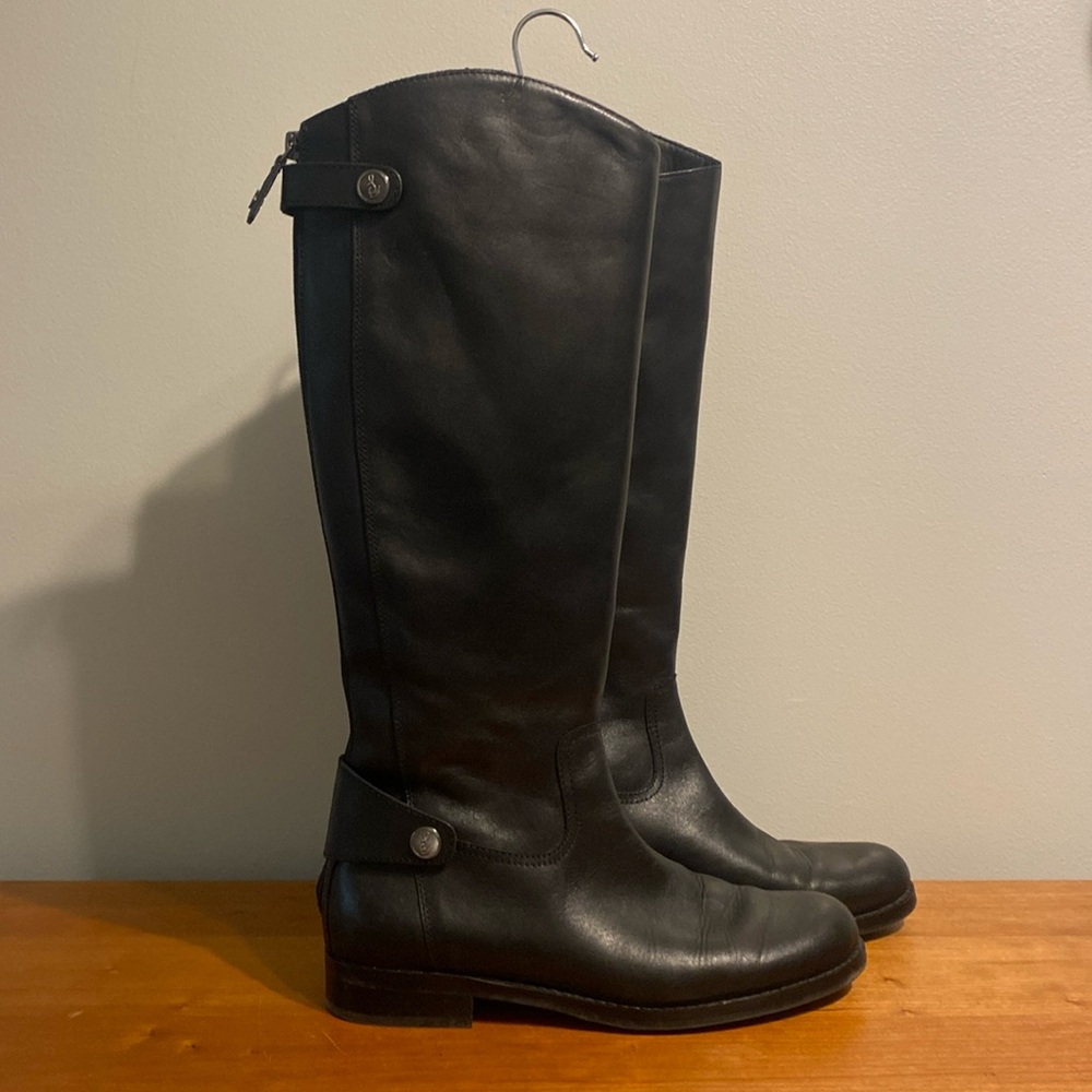 Sam Edelman leather riding boots size 8